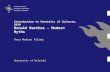 Introduction to Semiotics of Cultures, 2010 Ronald Barthes – Modern Myths Vesa Matteo Piludu University of Helsinki.