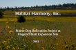 Habitat Harmony, Inc. Prairie Dog Relocation Project at Flagstaff Mall Expansion Site 2003.