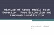Mixture of trees model: Face Detection, Pose Estimation and Landmark Localization Presenter: Zhang Li.