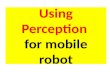 Using Perception for mobile robot. 2D ranging for mobile robot.