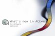 What’s new in ACEweb? An ACEware Webinar. On the docket today... Appearance Welcome Page New Course tag Alternate Interfaces Student Interaction Event.
