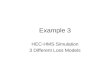 Example 3 HEC-HMS Simulation 3 Different Loss Models.