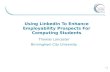 Using LinkedIn To Enhance Employability Prospects For Computing Students Thomas Lancaster Birmingham City University.