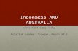 Indonesia AND AUSTRALIA Assoc Prof Greg Fealy Asialink Leaders Program, March 2013.