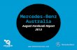 Www.theonlinecircle.com August Facebook Report 2013 Mercedes-Benz Australia.