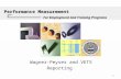 1 Performance Measurement Wagner-Peyser and VETS Reporting For Employment And Training Programs.