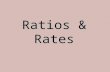 Ratios & Rates. What is a ratio? A ratio is the comparison between two quantities Have we studied anything that would be considered a ratio? Fractions.