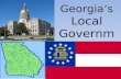 Georgia’s Local Governments. Just as the United States is subdivided into 50 states, the state of Georgia is subdivided into 159 counties... Georgia’s.