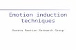 Emotion induction techniques Geneva Emotion Research Group.