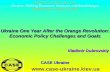 CASE Ukraine  Ukraine One Year After the Orange Revolution: Economic Policy Challenges and Goals Vladimir Dubrovskiy Prepared for.