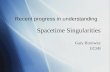 Spacetime Singularities Gary Horowitz UCSB Gary Horowitz UCSB Recent progress in understanding.