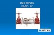 994 RPDA 21/2”- 6”. Modification Overview  Production of the 994RPDA began in 1999 and is current.  The 994 RPDA currently utilizes the ¾” 009M3 for.