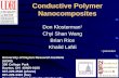 Conductive Polymer Nanocomposites Don Klosterman 1 Chyi Shan Wang Brian Rice Khalid Lafdi University of Dayton Research Institute (UDRI) 300 College Park.