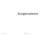 Suspensions 5/19/2015BA-FP-JU-C. suspensions A suspension: is a disperse system in which one substance (the disperse phase) is distributed in particulate.