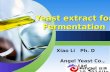 Yeast extract for Fermentation Xiao Li Ph. D Angel Yeast Co., Ltd 4.19.2014(In Vietnam)