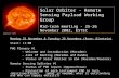 Solar Orbiter - Remote Sensing Payload Working Group Mid-term meeting - 25-26 November 2002, ESTEC Monday 25 November & Tuesday 26 November (Room: Einstein)