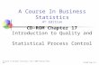CD-ROM Chap 17-1 A Course In Business Statistics, 4th © 2006 Prentice-Hall, Inc. A Course In Business Statistics 4 th Edition CD-ROM Chapter 17 Introduction.