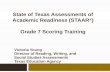 State of Texas Assessments of Academic Readiness (STAAR ® ) Grade 7 Scoring Training Victoria Young Director of Reading, Writing, and Social Studies Assessments.
