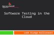 Software Testing in the Cloud Leah Riungu-Kalliosaari.