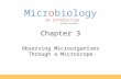 Microbiology AN INTRODUCTION EIGHTH EDITION TORTORA FUNKE CASE Chapter 3 Observing Microorganisms Through a Microscope.
