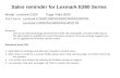 Sales reminder for Lexmark E260 Series Model: Lexmark E260 Page Yield:3500 For Use In: Lexmark E260/E260D/E360/E360D/E360DN Lexmark E460DN/E460DW/E462DTN.