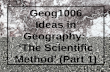 Graham Bradley. Lecture 1 What is science? Geography and science Scientific explanation Scientific reasoning Francis Bacon and induction David Hume’s.