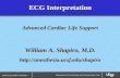ECG Interpretation William A. Shapiro, M.D.  Advanced Cardiac Life Support Department of Anesthesia and Perioperative.