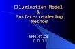 Illumination Model & Surface-rendering Method 2001.07.25 박 경 와.