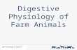 WF-R ANIMAL SCIENCE 1 Digestive Physiology of Farm Animals.