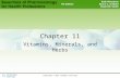 Copyright © 2015 Cengage Learning® 1 Chapter 11 Vitamins, Minerals, and Herbs.