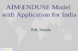AIM\ENDUSE Model with Application for India P.R. Shukla.