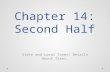 Chapter 14: Second Half State and Local Taxes/ Details About Taxes…