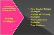 New-Product Pricing Strategies  Product Mix Pricing Strategies  Price Adjustment Strategies  Price Changes Describing a Customer-Driven Strategy and.