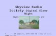 Skyview Radio Society Digital Elmer Night Digital Sound Card Modes and Operation UR report… 599 599 fb copy on all, 100% print.