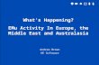What’s Happening? EMu Activity In Europe, the Middle East and Australasia Andrew Brown KE Software.