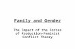 Family and Gender The Impact of the Forces of Production-Feminist Conflict Theory.