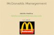 McDonalds Management Adolfo Medina Adolfo.medina154l@myci.csuci.edu 5-5-2014.