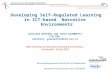 Developing Self-Regulated Learning in ICT-based Narrative Environments Giuliana DETTORI and Tania GIANNETTI ITD CNR {dettori, giannetti}@itd.cnr.it AIED.
