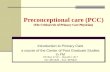(The Critical role of Primary Care Physician) Preconceptional care (PCC) (The Critical role of Primary Care Physician) PO Box 27121 – Riyadh 11417 Tel: