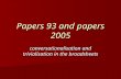 Papers 93 and papers 2005 conversationalisation and trivialisation in the broadsheets.