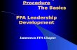 Parliamentary Procedure The Basics FFA Leadership Development Jamestown FFA Chapter.