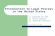 Introduction to Legal Process in the United States (1) Sources of law (2) Court system (3) Judicial process Alan R. Palmiter – Jan. 2005.
