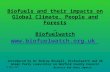 October 2007 Biofuels and their impacts Biofuels and their impacts on Global Climate, People and Forests Biofuelwatch  introduced.