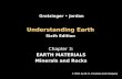 Understanding Earth Sixth Edition Chapter 3: EARTH MATERIALS Minerals and Rocks © 2011 by W. H. Freeman and Company Grotzinger Jordan.