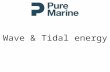 Wave & Tidal energy 1. Wave energy resource 2 Wave Energy technology onshore nearshore Offshore - floating 3.