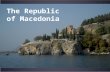 The Republic of Macedonia. Country Overview: Population: 2,066,718 Capital: Skopje Population living in urbanized areas: 67% Percent of population living.