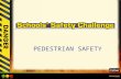 PEDESTRIAN SAFETY. Learning Objective: –To encourage children to be aware of road safety. –To help children understand the dangers posed by roads and.