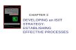 DEVELOPING an IS/IT STRATEGY: ESTABLISHING EFFECTIVE PROCESSES CHAPTER 3 Strategic Planning for Information Systems John Ward and Joe Peppard Third Edition.