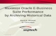 PrincetonSoftech 2004 Maximize Oracle E-Business Suite Performance by Archiving Historical Data David K. Glomski Sr. Consultant.