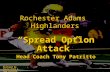 Rochester Adams Highlanders “Spread Option Attack” Head Coach Tony Patritto Developed By: Trevor Potts & Tony Patritto.